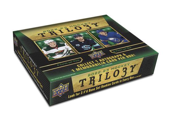 2022-23 Upper Deck Trilogy Hockey Hobby Box | Eastridge Sports Cards