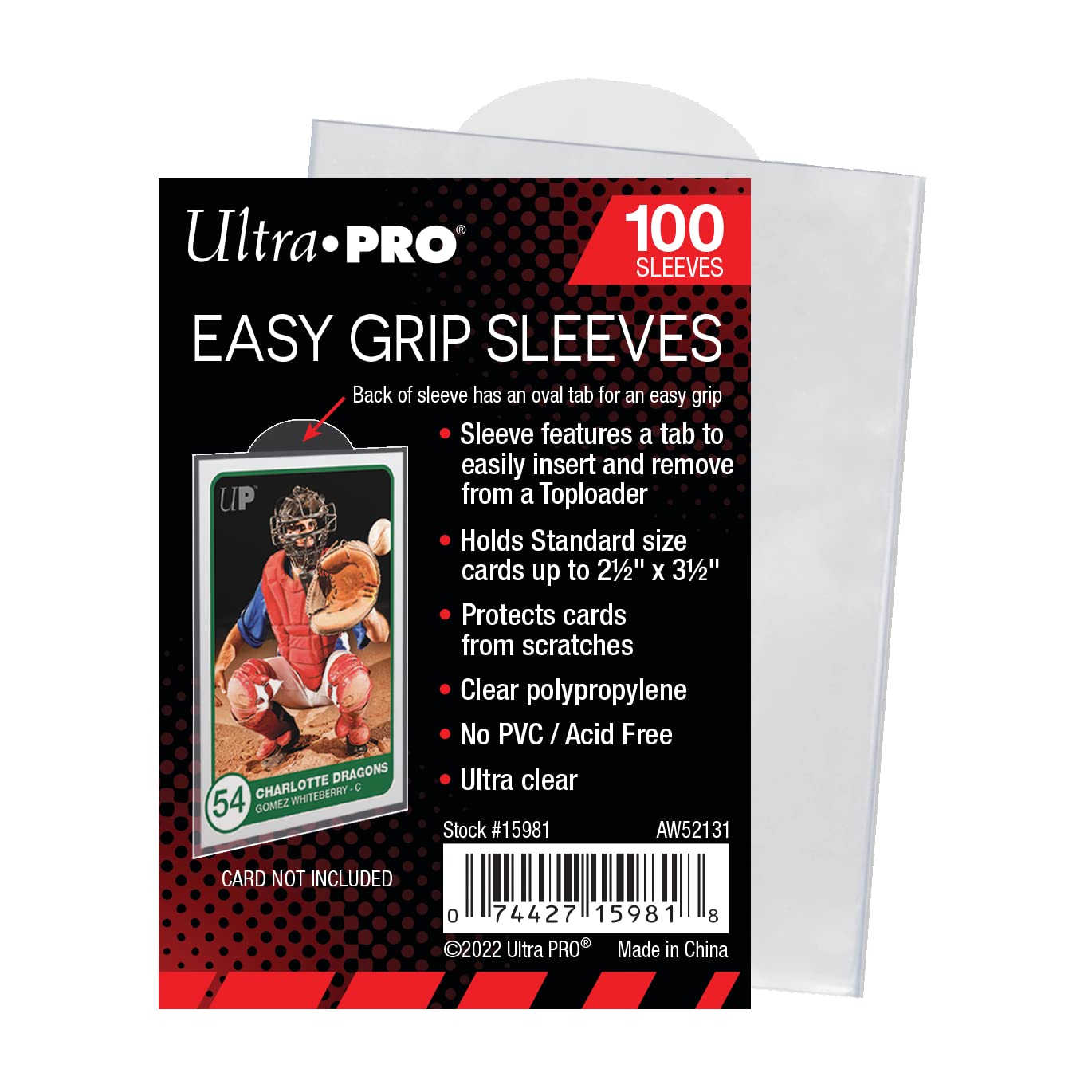 Ultra Pro Easy Grip Sleeves (100ct) | Eastridge Sports Cards
