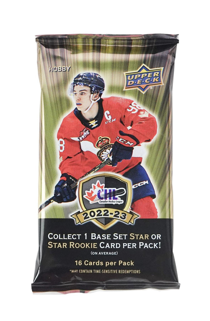 202223 Upper Deck CHL Hockey Hobby Pack Eastridge Sports Cards