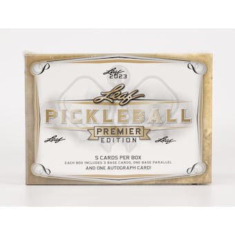 2023 Leaf Pickleball Premier Edition Hobby Box | Eastridge Sports Cards