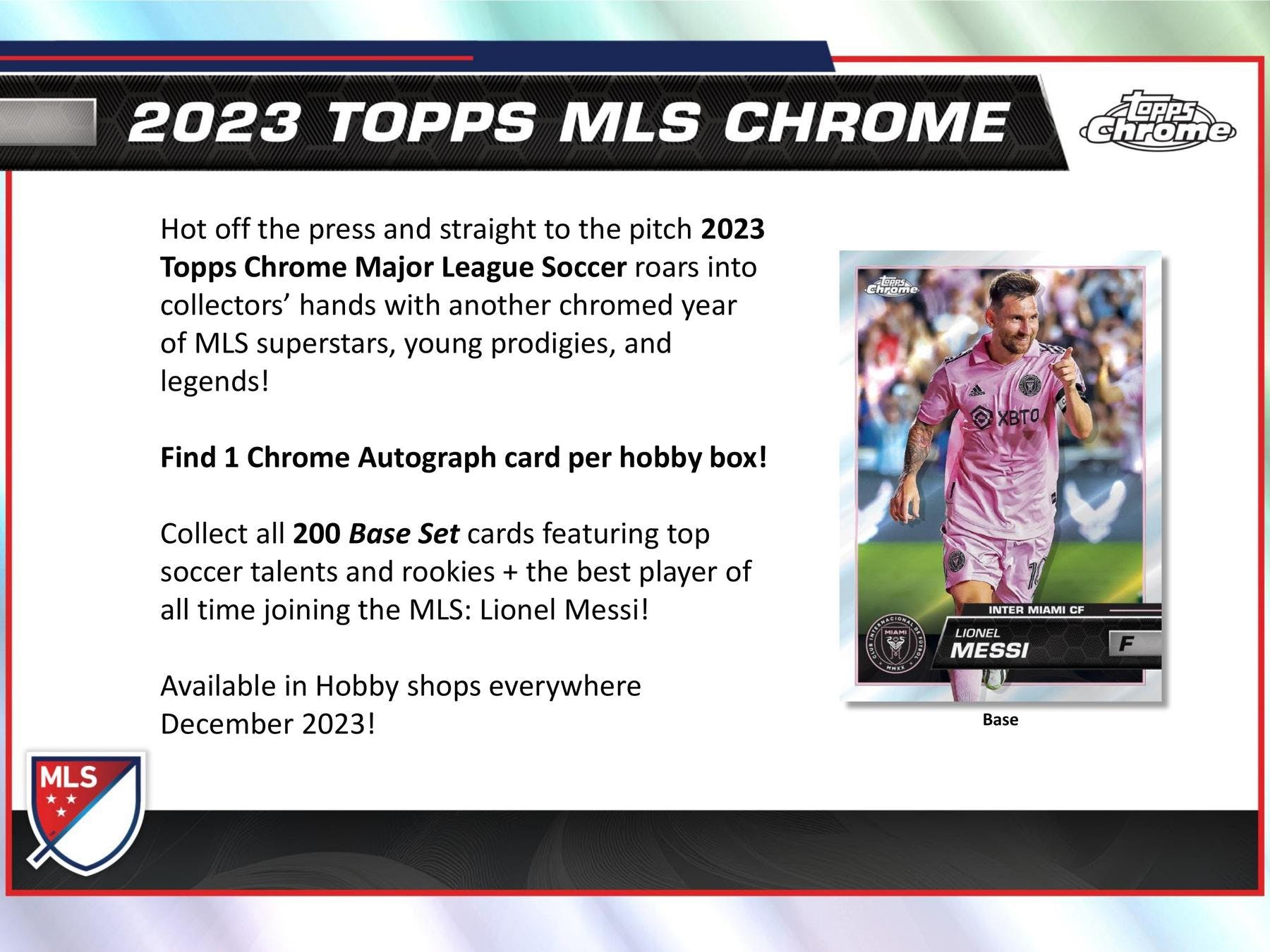 2023 Topps Chrome MLS Hobby Pack | Eastridge Sports Cards