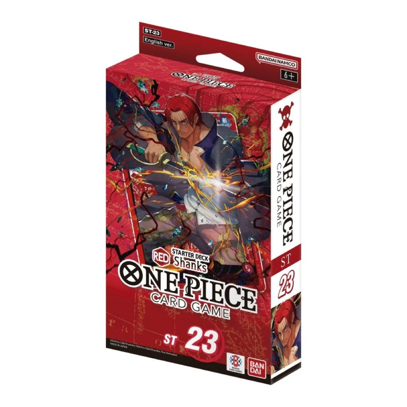 one piece card game starter deck 11 One Piece: Shanks Red ST23 Starter Deck (OP-11) – Eastridge Sports Cards