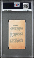 1912 Imperial Tobacco C46 #11 Ray Demmitt PSA 4 | Eastridge Sports Cards