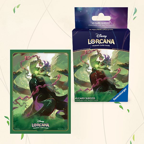 Disney Lorcana Card Sleeves - Set 7 Ursula Eastridge Sports Cards Disney Lorcana Card Sleeves - Set 7 Ursula Eastridge Sports Cards