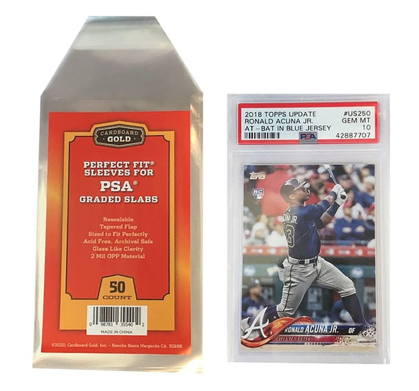 Cardboard Gold Perfect Fit Graded Sleeves - PSA | Eastridge Sports Cards