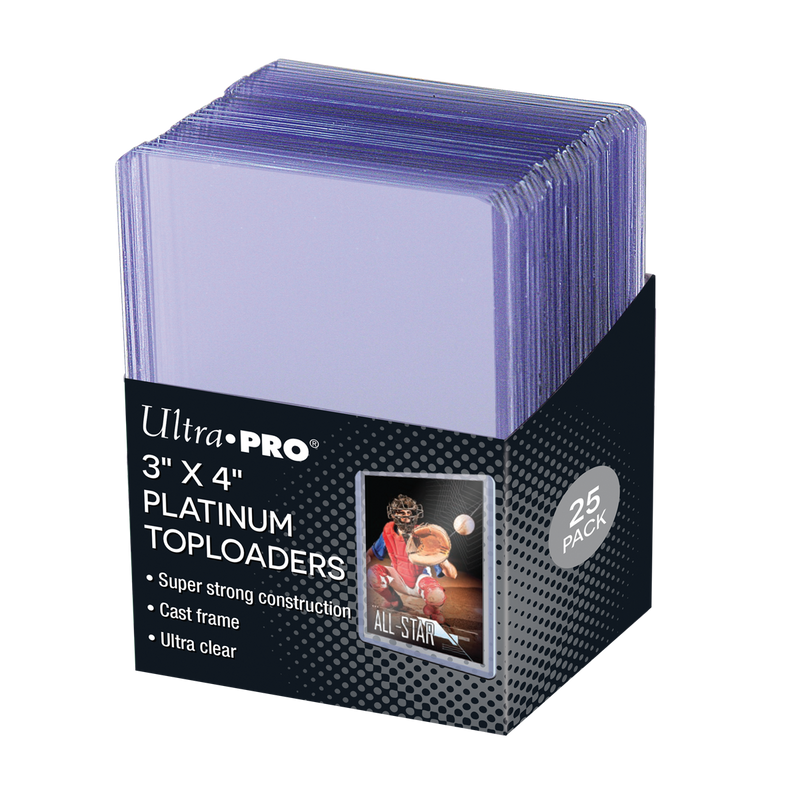 Ultra Pro 3" X 4" Platinum 35pt Toploaders 25ct | Eastridge Sports Cards