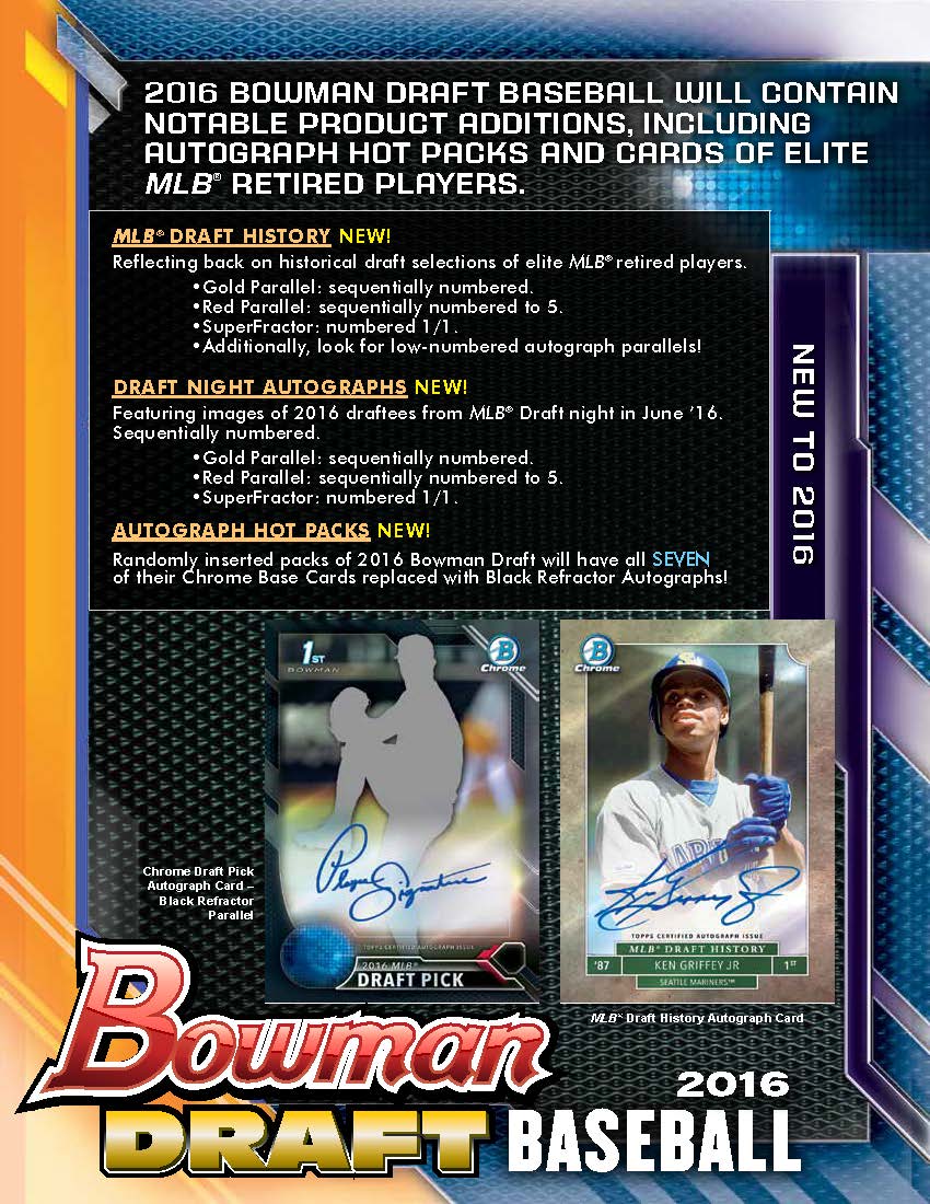 2016 Bowman Draft Baseball Hobby Jumbo Pack | Eastridge Sports Cards