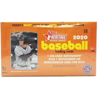 2020 Topps Heritage Minor League Baseball Hobby Pack | Eastridge Sports Cards