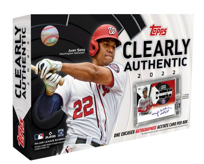 2022 Topps Clearly Authentic Hobby Box Eastridge Sports Cards