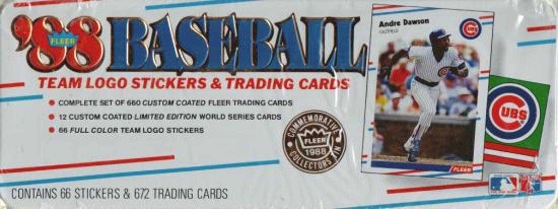1988 Fleer Glossy Baseball Factory Tin Set | Eastridge Sports Cards