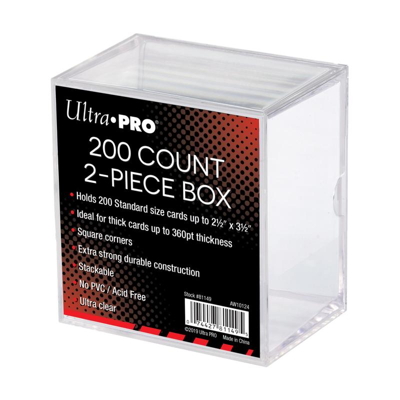 Ultra Pro 2 Piece Slider Box - 200 Count | Eastridge Sports Cards