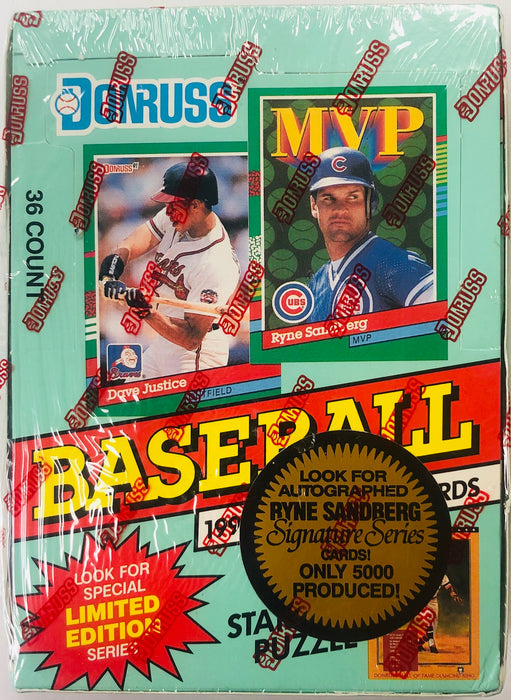 1991 Donruss Series 2 Baseball Wax Box Eastridge Sports Cards