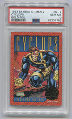 1993 Uncanny X-Men Series II Gold Foil #G2 Cyclops PSA 10 | Eastridge Sports Cards