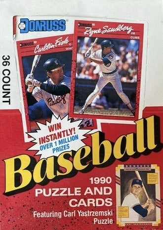 1990 Donruss Baseball Hobby Box (10 card packs) | Eastridge Sports Cards