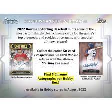 2022 Bowman Sterling Baseball Hobby Pack | Eastridge Sports Cards