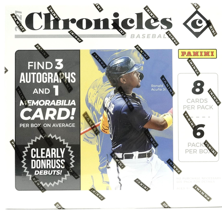 2021 Panini Chronicles Baseball Hobby Box Eastridge Sports Cards