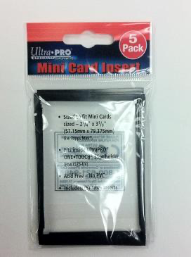 Ultra Pro Mini Card Frame Insert Pack for ONE-TOUCH Holders