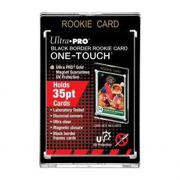 Ultra Pro 35PT ROOKIE Black Border UV ONE-TOUCH Magnetic Holder | Eastridge Sports Cards
