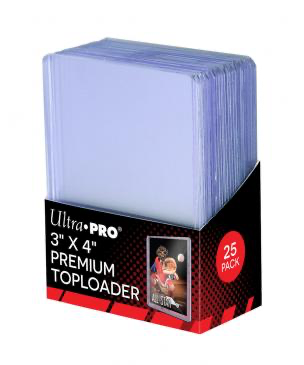Ultra Pro 3" X 4" Super Clear Premium 35pt Toploaders 25ct | Eastridge Sports Cards