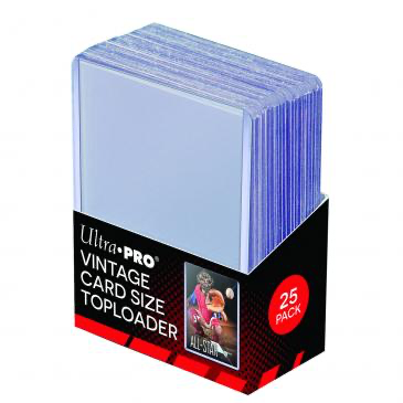 Ultra Pro 2-5/8" x 3-3/4" Vintage Sized Toploaders 25ct | Eastridge Sports Cards