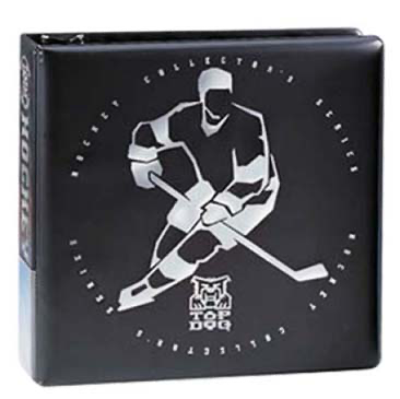 Ultra Pro 3" D-Ring Top Dog Hockey Black Album | Eastridge Sports Cards