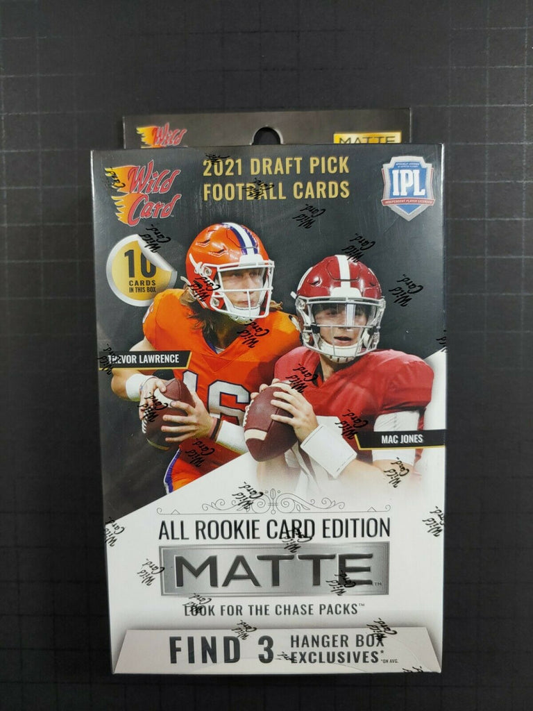 2021 Wild Card Football Draft Pick Hanger Box Eastridge Sports Cards