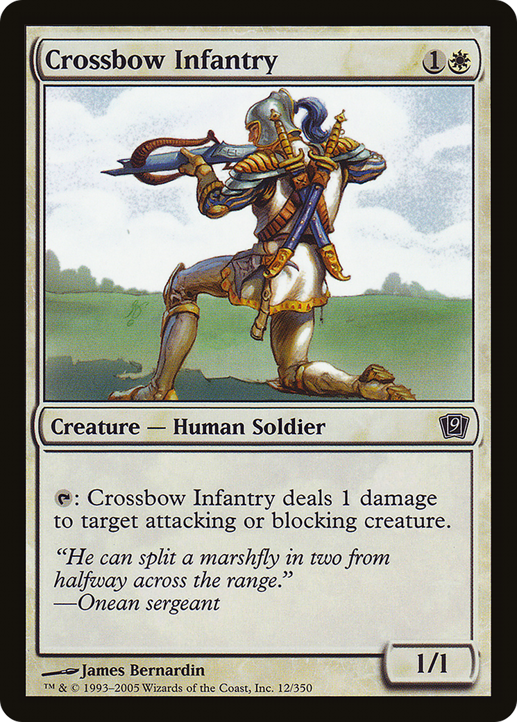Crossbow Infantry (9ED-012) - 9th Edition