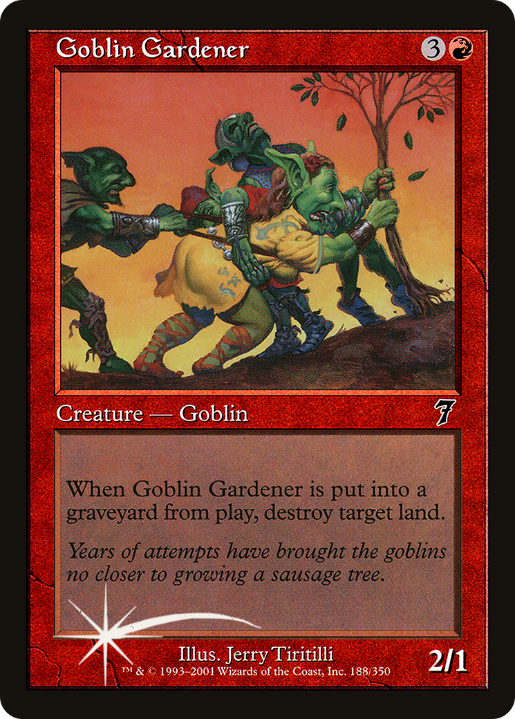 Goblin Gardener (7ED-188) - 7th Edition Foil