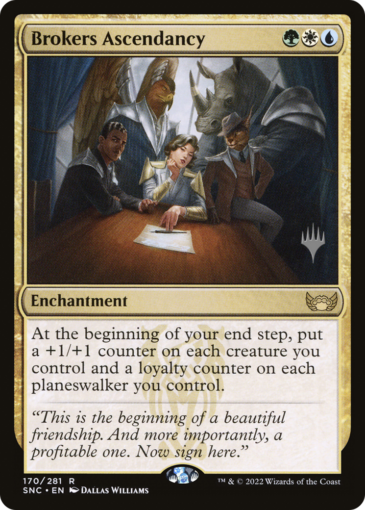 Brokers Ascendancy (PPSNC-170) - Streets of New Capenna Promos Foil