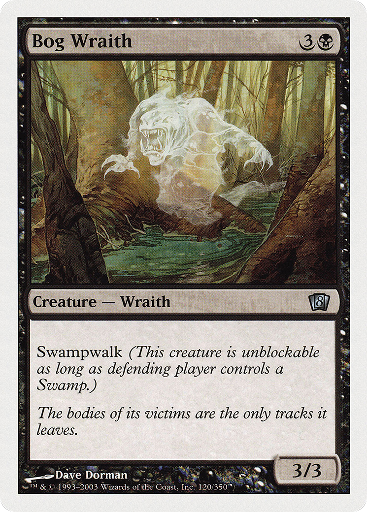 Bog Wraith (8ED-120) - 8th Edition Foil