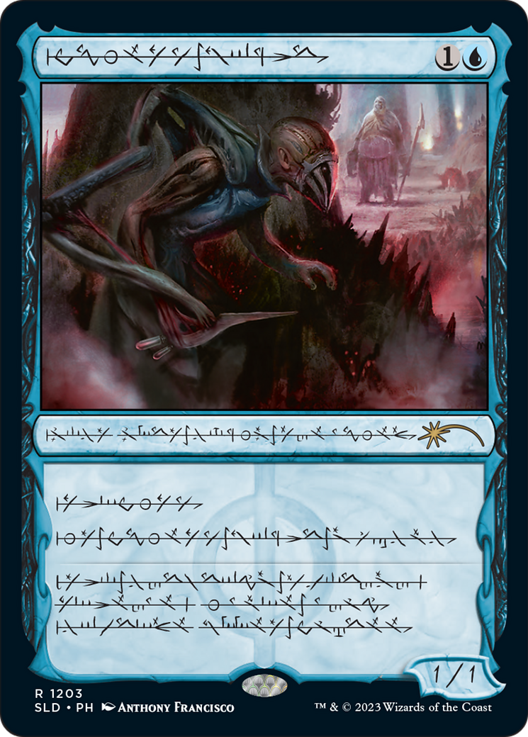 Blighted Agent (Phyrexian) (SLD-1203) - Secret Lair Drop: (Showcase)