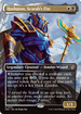 Hashaton, Scarab's Fist (Borderless) (DRC-001) - Commander: Aetherdrift Foil