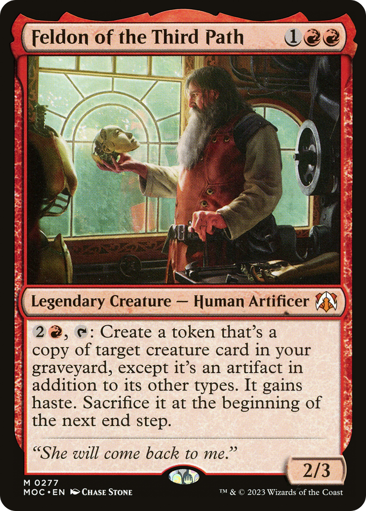 Feldon of the Third Path (MOC-277) - March of the Machine Commander