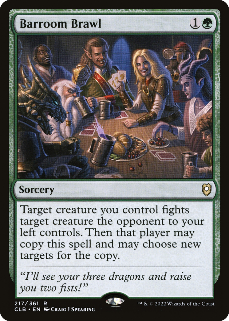Barroom Brawl (CLB-217) - Commander Legends: Battle for Baldur's Gate
