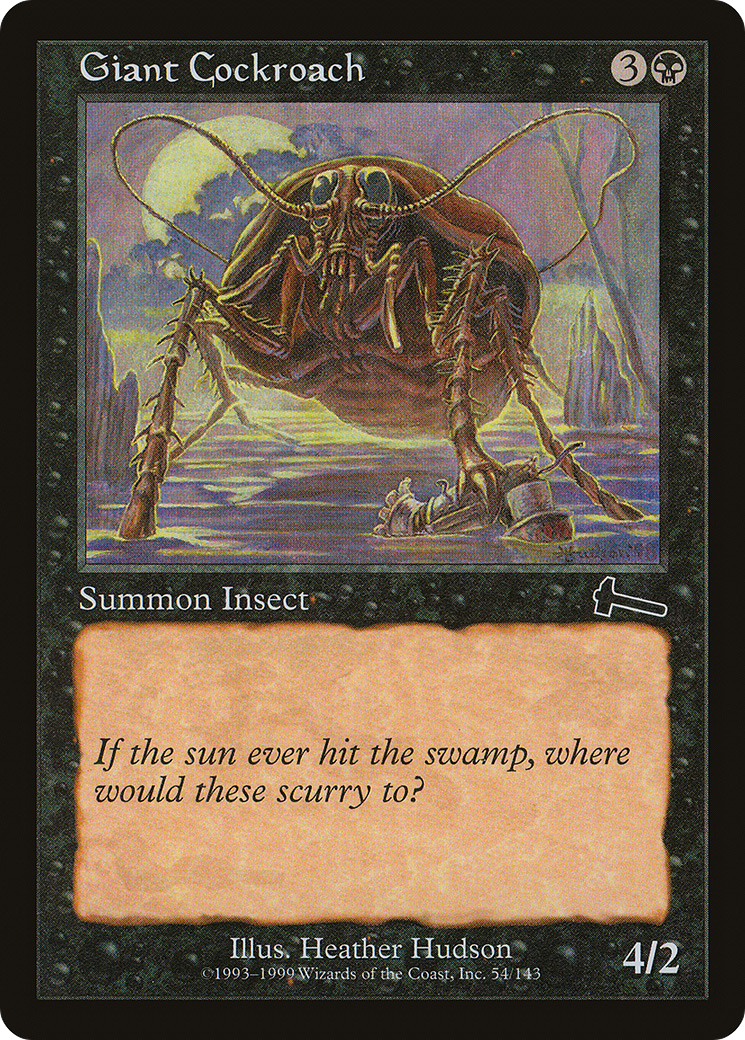 Giant Cockroach (ULG-054) - Urza's Legacy Foil