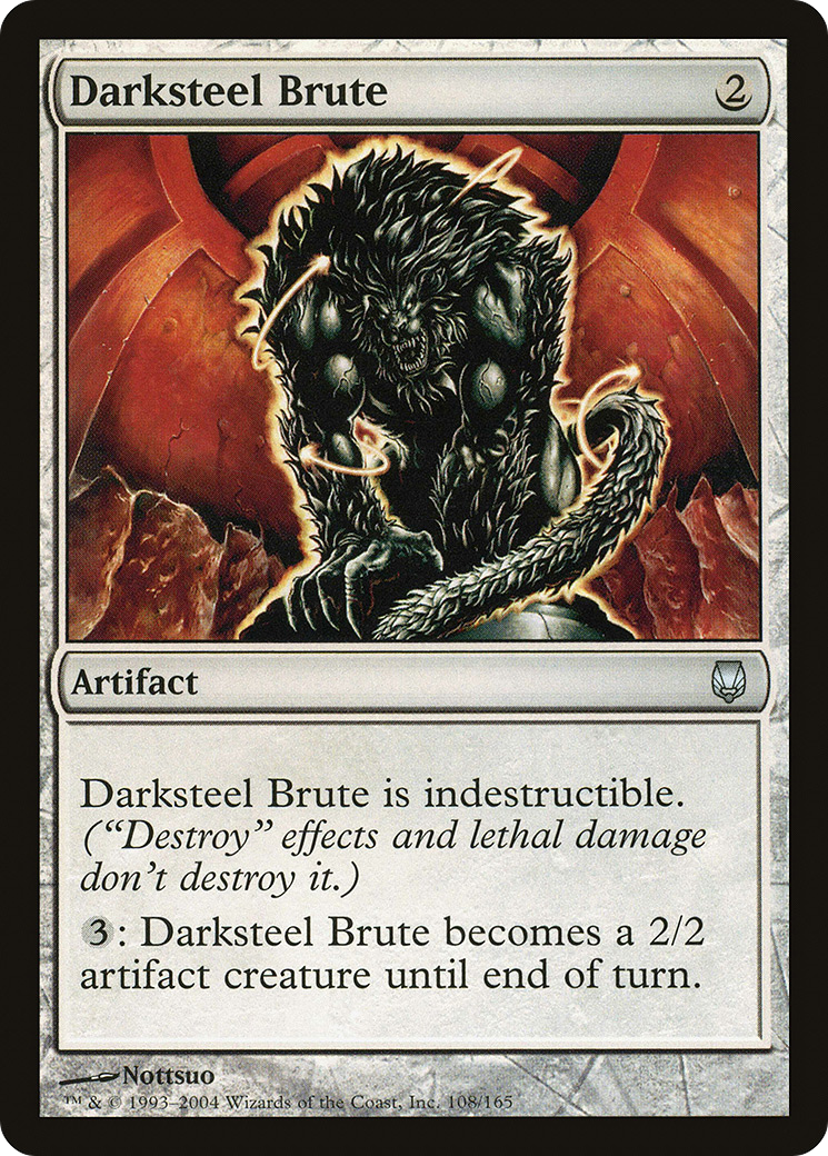 Darksteel Brute (DST-108) - Darksteel Foil