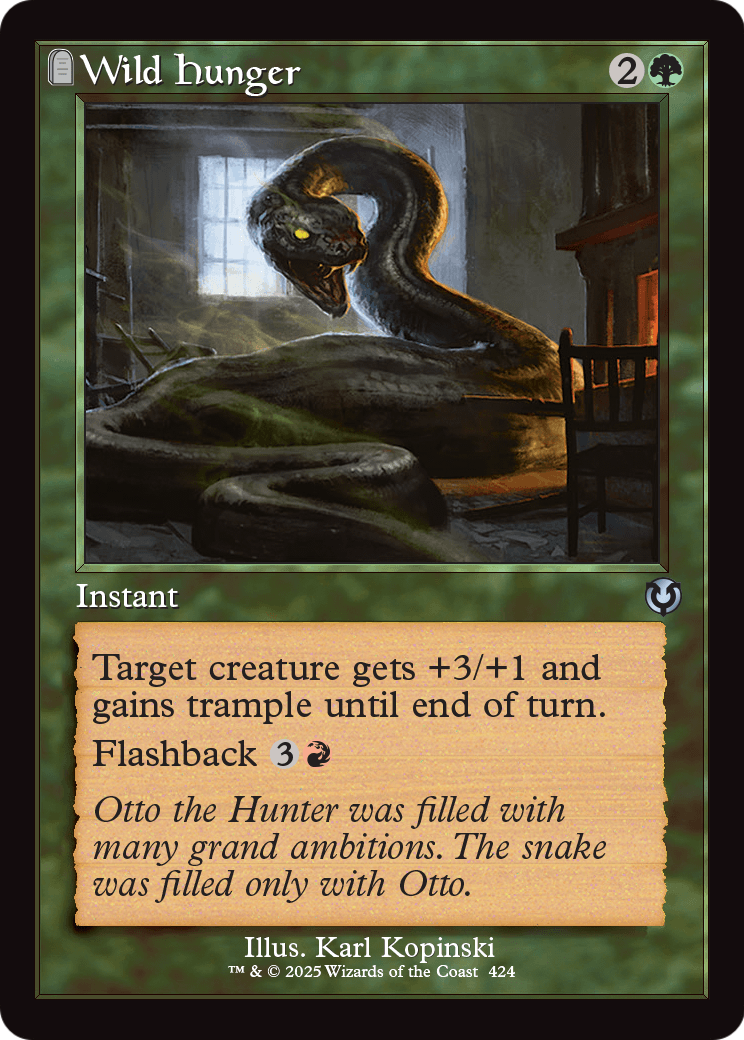 Wild Hunger (Retro Frame) (INR-424) - Innistrad Remastered: (tombstone)