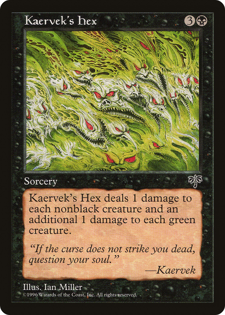 Kaervek's Hex (MIR-) - Mirage
