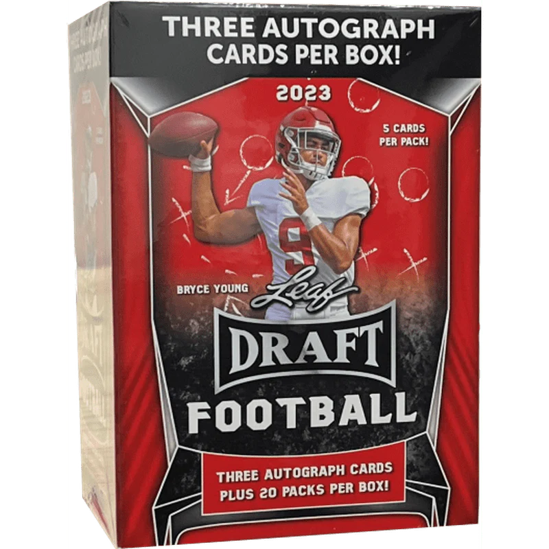 2023 Leaf Draft Football Red Blaster Box