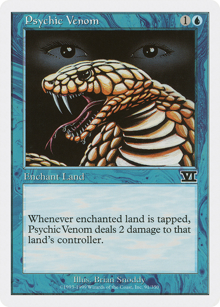 Psychic Venom (6ED-091) - Classic Sixth Edition
