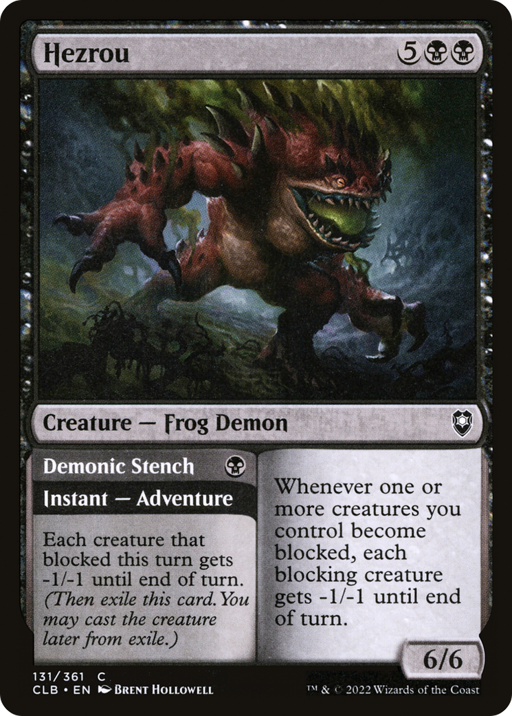 Hezrou (CLB-131) - Commander Legends: Battle for Baldur's Gate Foil