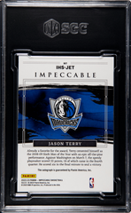2022-23 Panini Impeccable Impeccable Honors Signatures Holo Silver #20 Jason Terry #25/25 SGC 8 (Auto 10) | Eastridge Sports Cards