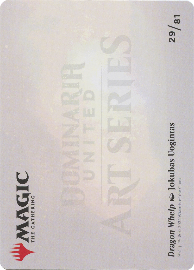 Dragon Whelp // Dragon Whelp (ADMU-029) - Dominaria United Art Series (Borderless)