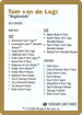 2000 Tom van de Logt Decklist Card (WCD-) - World Championship Decks 2000
