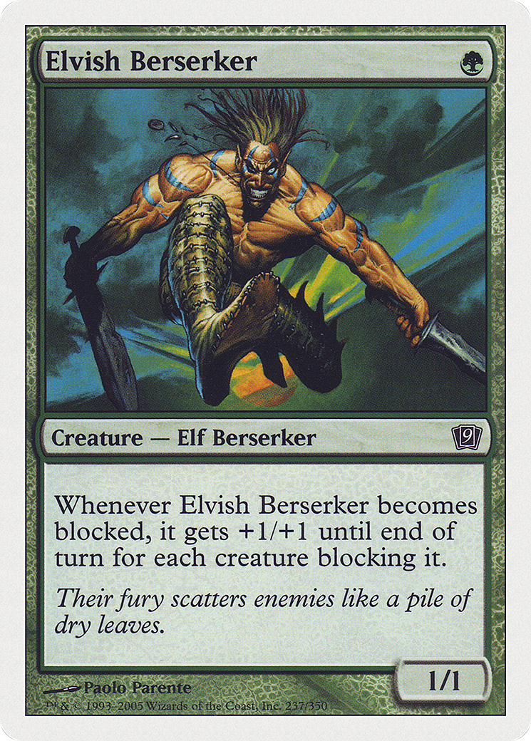 Elvish Berserker (9ED-237) - 9th Edition Foil