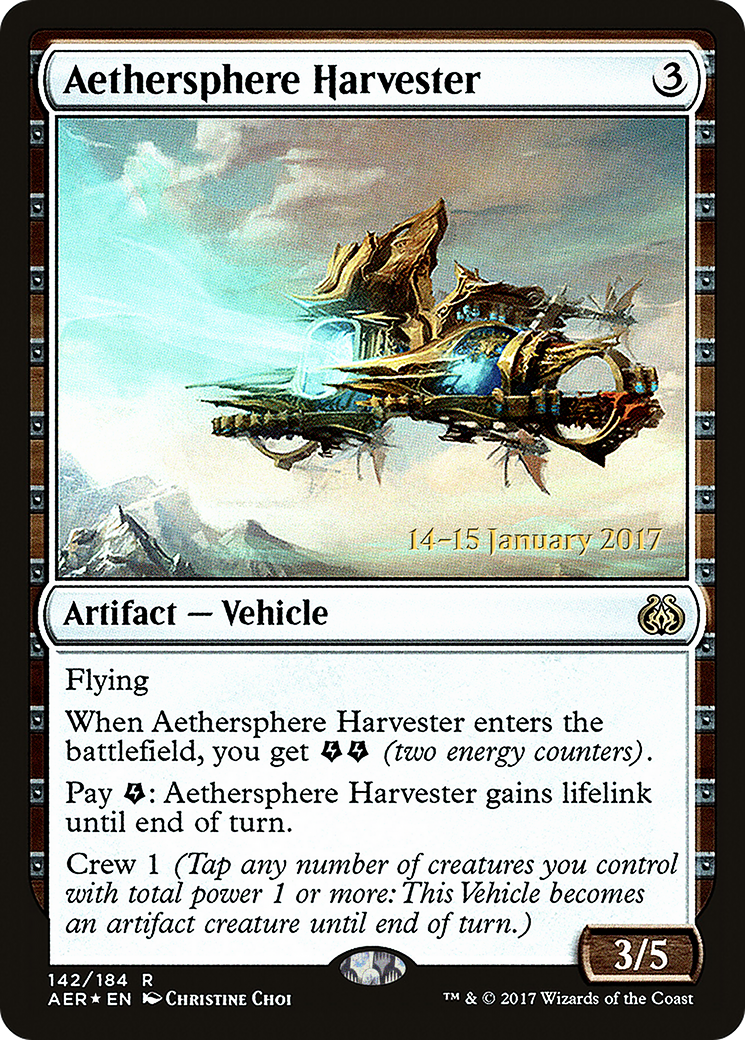 Aethersphere Harvester (PRE-142) - Aether Revolt Promos Foil