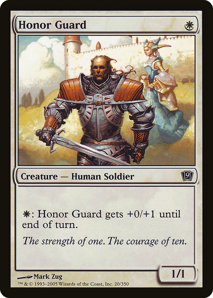 Honor Guard (9ED-020) - 9th Edition