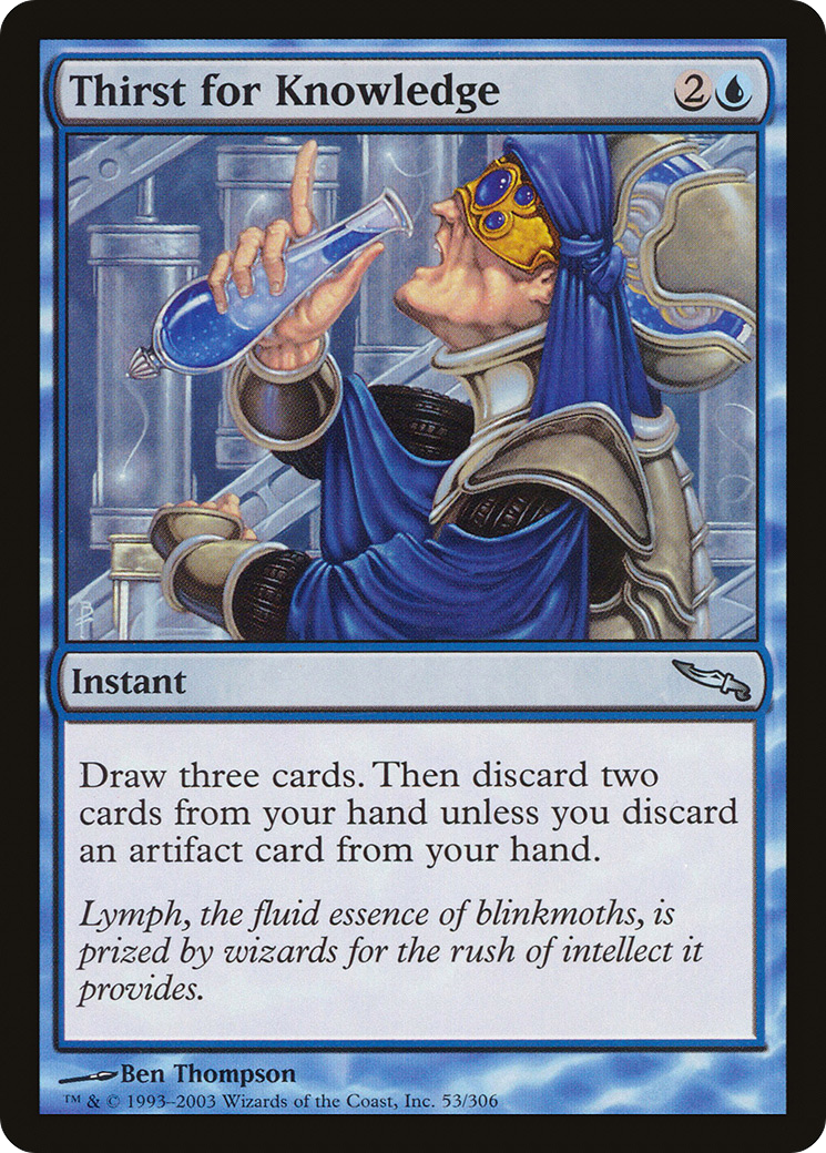Thirst for Knowledge (MRD-053) - Mirrodin
