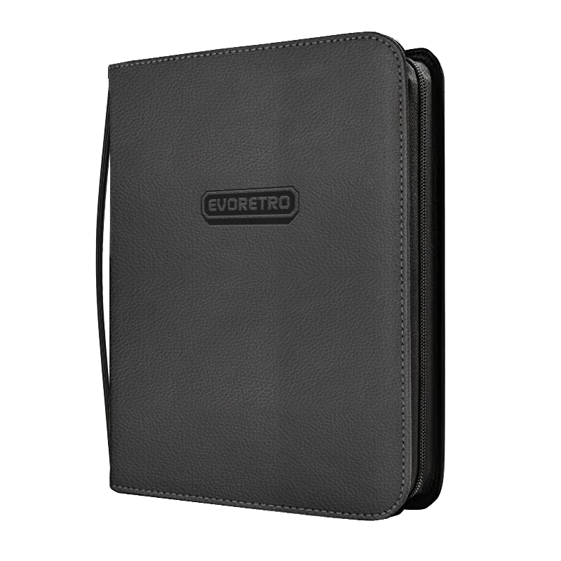 EVORETRO Toploader Album (3x3 216 card holder) - Black