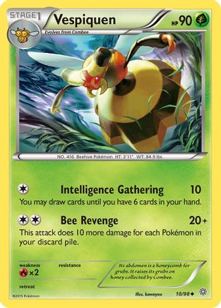 Vespiquen (010/98) Reverse Holofoil [Ancient Origins] - Uncommon